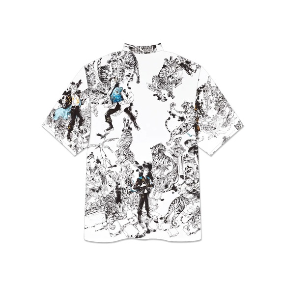 SUPER RARE SuperM X Kim Junggi Tiger Inside Art Print Shirt - Picture 2 of 4